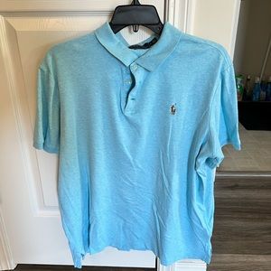 Ralph Lauren Polo, size L, light blue.